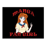 Manga Fan Girl Postcards