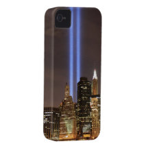 Manhattan Skyline At Night, New York City iPhone 4 Case-Mate Case