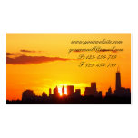 Manhattan Skyline at Sunset Business Card