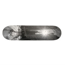 Manhattan skyline,  NYC Skate Boards