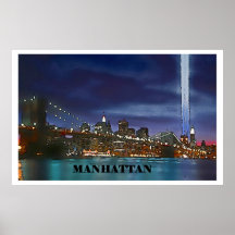 MANHATTAN, travel poster