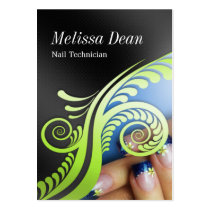 Manicure Pedicure Salon Technician Business Card business cards