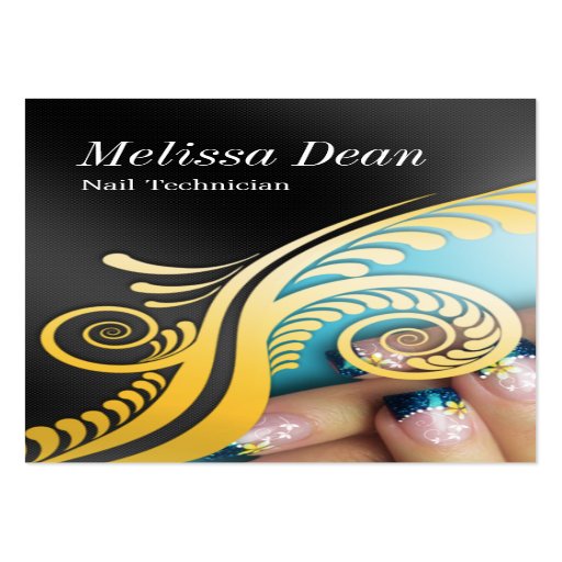 Manicure Pedicure Salon Technician Business Card