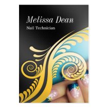 Manicure Pedicure Salon Technician Business Card business cards