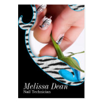 Manicure Pedicure Salon Technician Business Card business cards