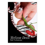 Manicure Pedicure Salon Technician Business Card