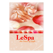Manicure Pedicure Salon Technician  Business Card business cards