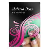 Manicure Pedicure Salon Technician Business Card business cards