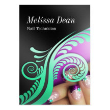 Manicure Pedicure Salon Technician Business Card