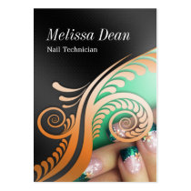 Manicure Pedicure Salon Technician Business Card business cards