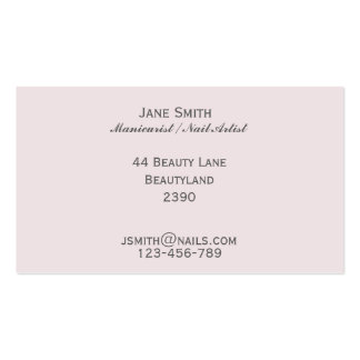 480  Nail Technician Manicurist Business Cards and Nail Technician    freelance nail technician