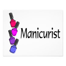 Manicurist Polish Personalized Invites