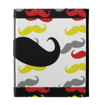 Manly Moustache Hair Colours iPad Case