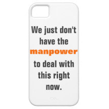 Manpower Iphone 5 Case