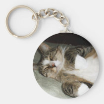 Manx Cat Keychain keychains