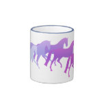 Many Horses (purples) Mug