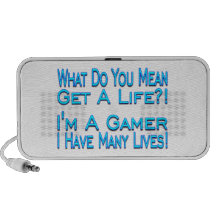 Many Lives Gamer iPhone Speakers