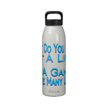 Many Lives Gamer Water Bottle
