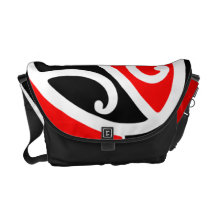 Maori Kowhaiwhai Pattern 2 Courier Bags