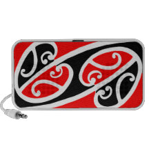 Maori Kowhaiwhai Pattern 2 Travelling Speaker