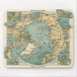 Map Centred on the North Pole Mousepads