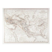 Map of Alexander the Greats Empire Post Card