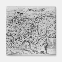 Map of Ancient Rome Magnets