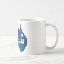 Map Of Australia Mugs