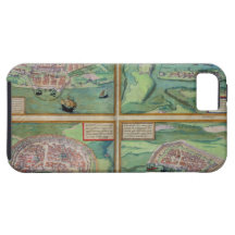 Map of Calais, Malta, Rhodes, and Famagusta, from iPhone 5 Covers