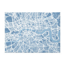 Map of London Map canvas prints