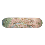 Map of Paris Skateboard Mini