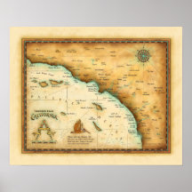Map of So. Cal Posters
