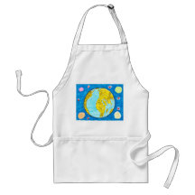 Map of the World Apron