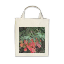 Maple Leaf Organic Grocery Tote Tote Bags