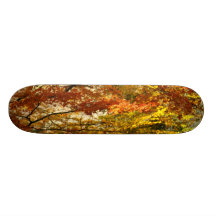 Maple tree foliage skateboard decks