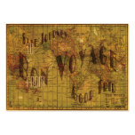 Mapping My Travels Gift Tag Business Card Templates
