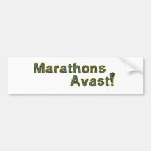 Marathons Avast! Bumper Stickers