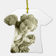 Marble Angel Christmas Tree Ornaments
