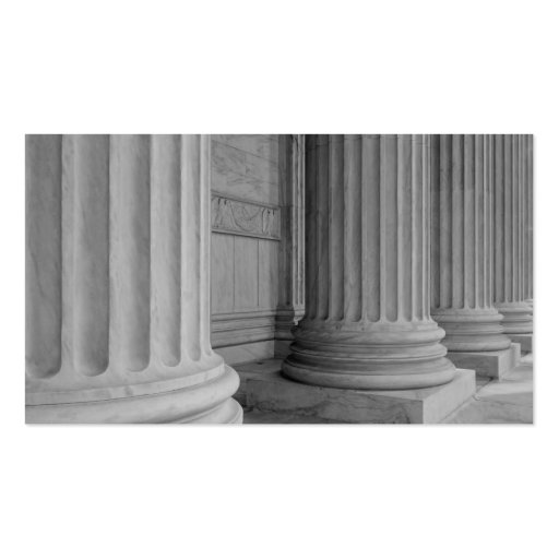 Marble Columns Business Card Template