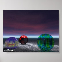 Marbles on the Ground Poster