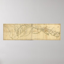 March from Boston to Yorktown Poster