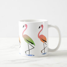 March of the Tropical Flamingos Mug