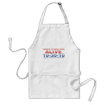 MARCH TO KEEP FEAR ALIVE APRONS