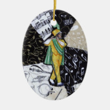 Marching Band Music Ornament