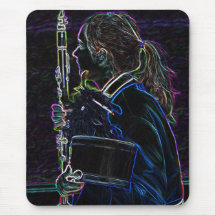 Marching Clarinetist Standard Mousepad
