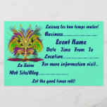 Mardi Gras 5.5" x 8.5" Landscape Please View Notes Personalised Flyer