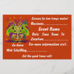 Mardi Gras 5.5" x 8.5" Landscape Please View Notes Flyer