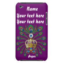 Mardi Gras Argos-Argus Eyes Important view notes iPod Touch Case-Mate Case