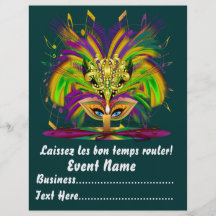 Mardi Gras Carvinal 8.5" x 11"  Please View Notes Flyer