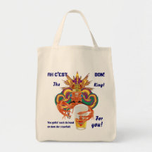 Mardi Gras Crawfish English View Hints please Tote Bags